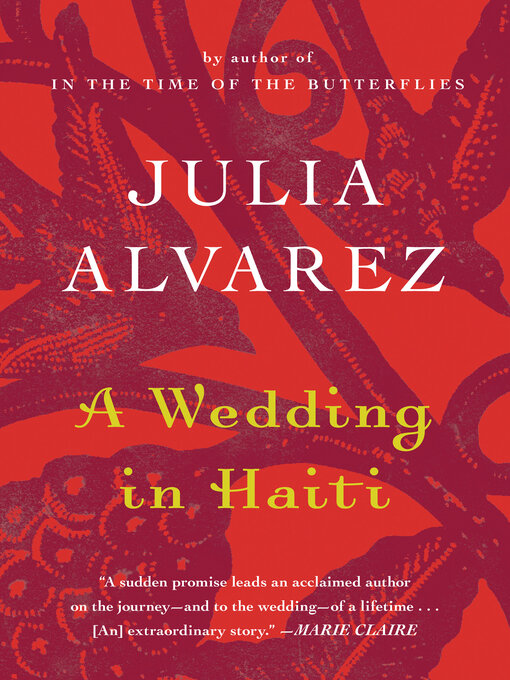 Title details for A Wedding in Haiti by Julia Alvarez - Wait list
